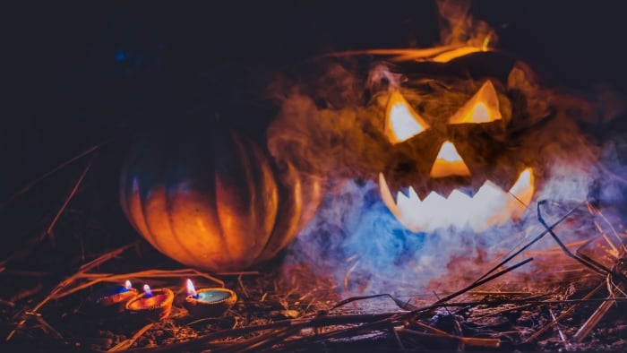 Halloween preget gresskar