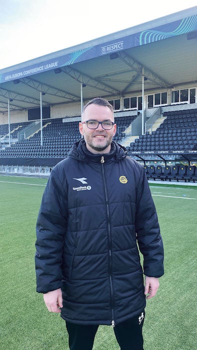 Tom Steffensen på fotballbanen